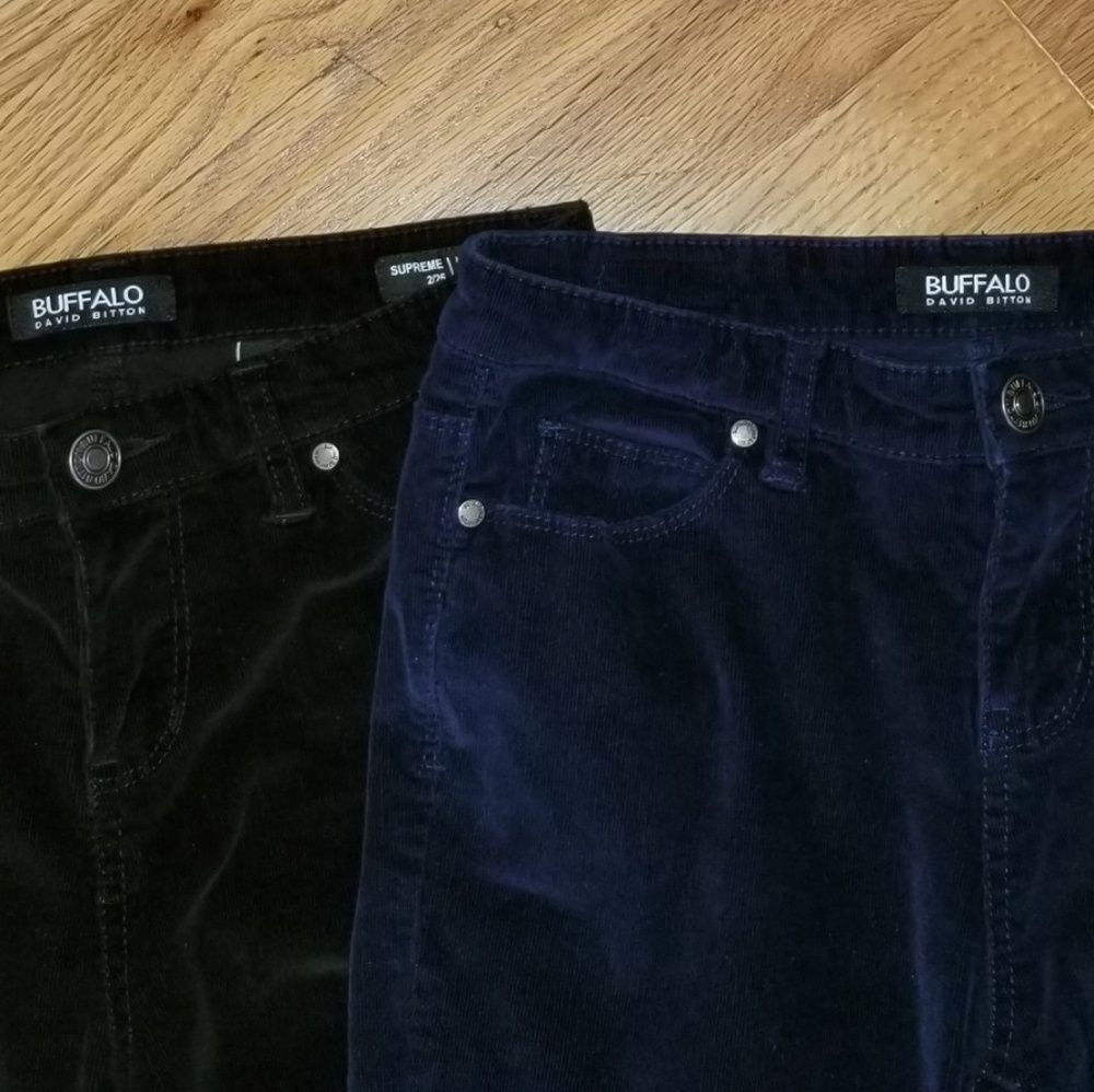NWOT (Set) Buffalo David Bitton Supreme Mid-rise Pants